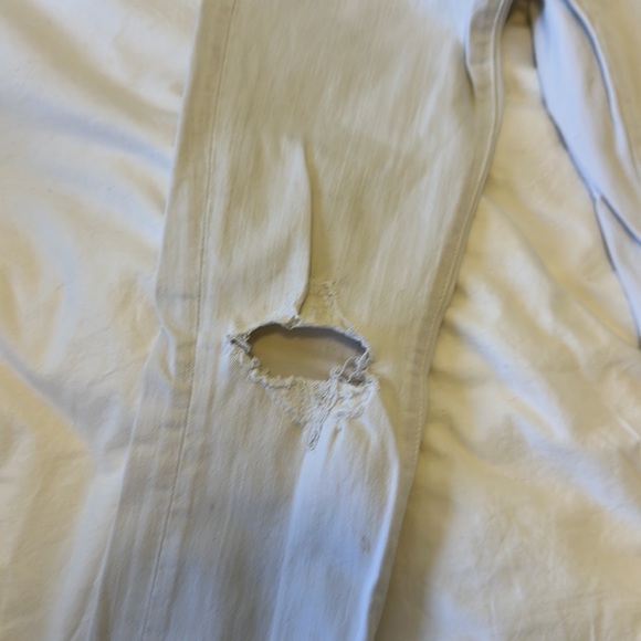 Frame Le skinny de jeanne crop - white - Picture 5 of 7